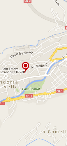отель Арт Хотел четыре звезды на карте Андорры