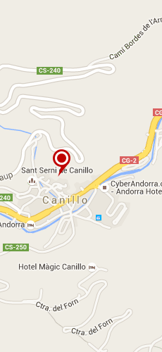 отель Фонт Де Аржет Канилло четыре звезды на карте Андорры