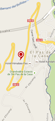 отель Хотанза Хималья Пас четыре звезды на карте Андорры
