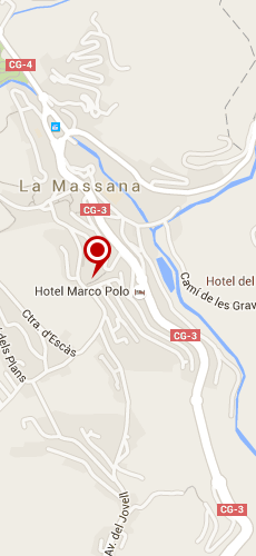 отель Хотанза Марко Поло три звезды на карте Андорры