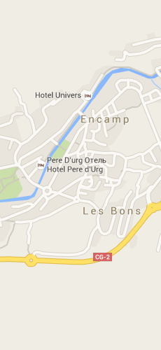 отель Хотел Париж три звезды на карте Андорры