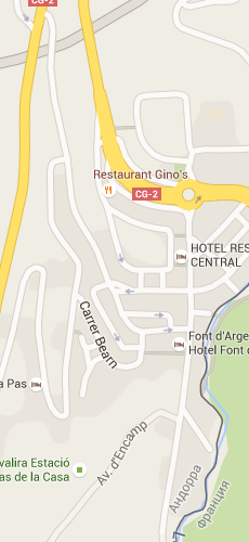 отель Сапорро 3000 апарт на карте Андорры