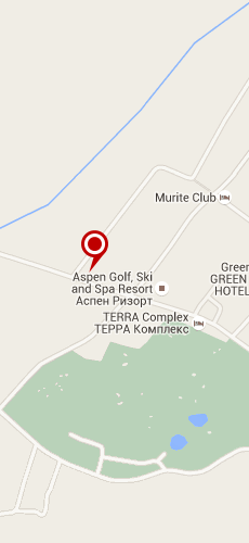 отель Аспен Резорт Голф Ски энд СПА четыре звезды на карте Болгарии