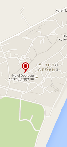 отель Добруджа Албена три звезды на карте Болгарии