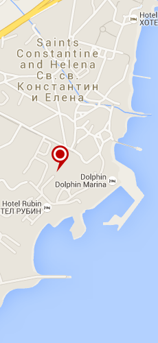 отель Долфин четыре звезды на карте Болгарии