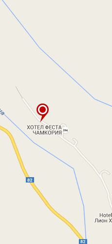 отель Феста Чамкориа четыре звезды на карте Болгарии