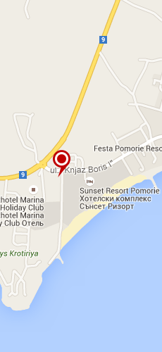 отель Феста Виа Понтика пять звезд на карте Болгарии