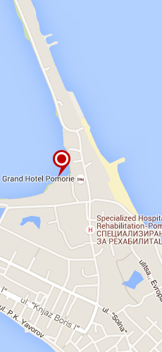 отель Гранд Хотел Поморие пять звезд на карте Болгарии