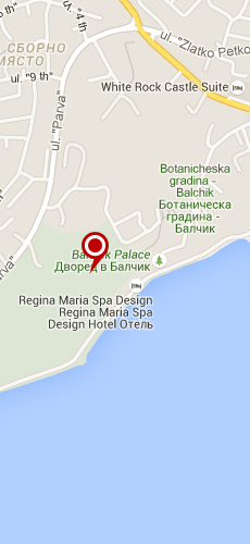 отель Регина Мария СПА четыре звезды на карте Болгарии