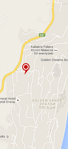 отель Централ Голден Сандс четыре звезды на карте Болгарии