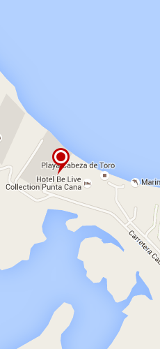 отель Бэ Лиф Колекшен Пунта Кана пять звезд на карте Доминиканы