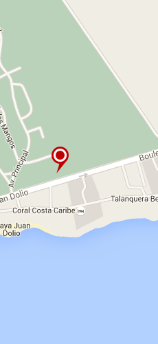 отель Коста Карибе четыре звезды на карте Доминиканы