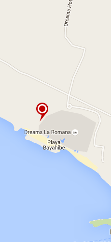 отель Дримс Ла Романа пять звезд на карте Доминиканы