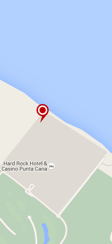 отель Хард Рок Хотел энд Казино Пунта Кана пять звезд на карте Доминиканы