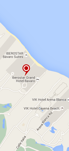 отель Иберостар Гранд Баваро пять звезд на карте Доминиканы