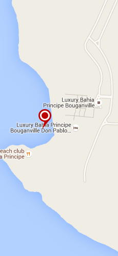 отель Лакшери Байа Принцип Буганвиле пять звезд на карте Доминиканы