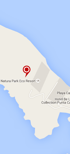 отель Натур Парк Бич Эко Резорт энд СПА пять звезд на карте Доминиканы