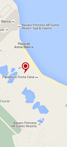 отель Парадисус Пунта Кана пять звезд на карте Доминиканы