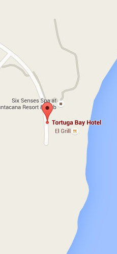 отель Пунта Кана Тортуга Бэй Олд пять звезд на карте Доминиканы