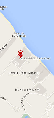 отель Риу Бамбу пять звезд на карте Доминиканы