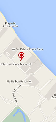 отель Риу Пэлас Макао пять звезд на карте Доминиканы
