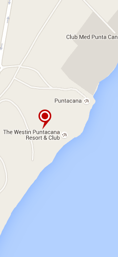 отель Вэ Вестин Пунта Кана Резорт энд Клаб пять звезд на карте Доминиканы