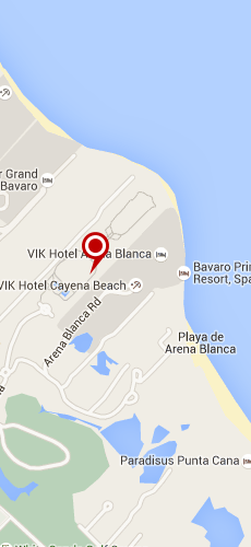 отель Вик Каена Бич пять звезд на карте Доминиканы