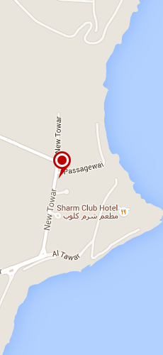 отель Клаб Риф Шарм Эль Шейх четыре звезды на карте Египта