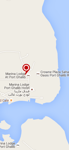отель Кроун Плаза Сахара Оазис пять звезд на карте Египта