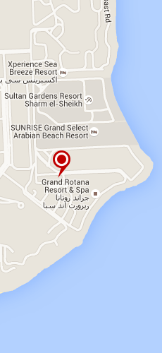 отель Гранд Ротана пять звезд на карте Египта