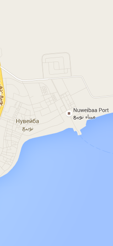 отель Хельнан Нувейба Бэй Резорт четыре звезды на карте Египта