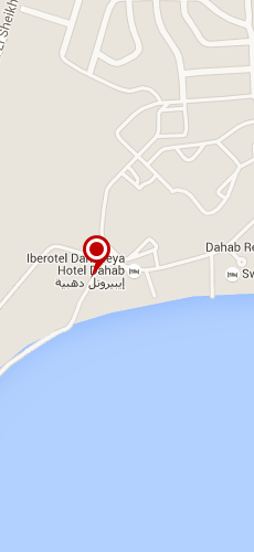 отель Джаз Дахабиа четыре звезды на карте Египта