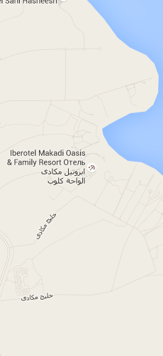 отель Макади Гарден Азур Резорт четыре звезды на карте Египта