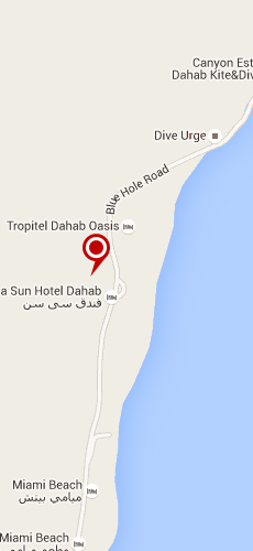отель Си Сан Хотел Дахаб четыре звезды на карте Египта