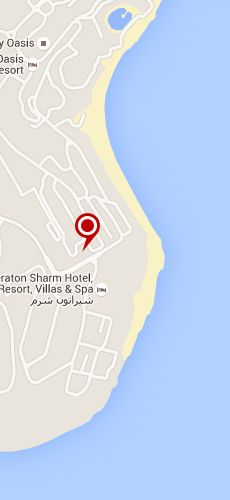 отель Шератон Хотел Мэйн Шарм пять звезд на карте Египта
