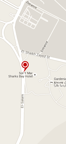 отель Сол И Мар Шаркс Бэй четыре звезды на карте Египта