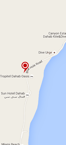 отель Тропитель Дахаб Оазис четыре звезды на карте Египта