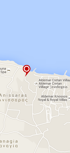 отель Альдемер Критен Вилладж четыре звезды на карте Греции