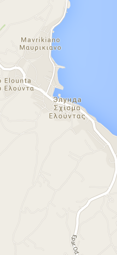 отель Элунда Бэй Элит пять звезд на карте Греции