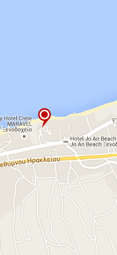 отель Маравел Ленд три звезды на карте Греции
