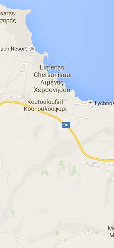 отель Палм Бэй три звезды на карте Греции