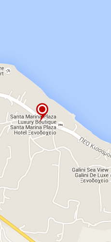 отель Санта Марина Плаза пять звезд на карте Греции