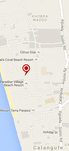 отель Каса Дэ Гоа три звезды на карте Индии