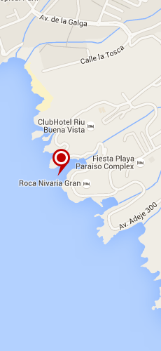 отель Рока Нивариа Гран Хотел пять звезд на карте Испании