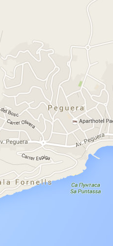 отель Валентин Пагуэро три звезды на карте Испании