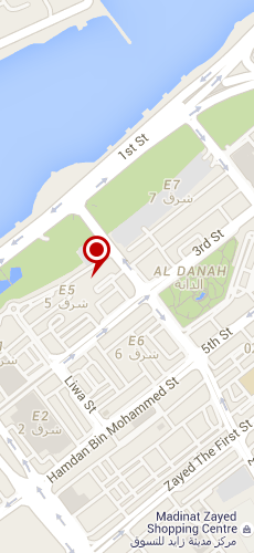 отель Центро Аль Манхел Абу Даби Бей Ротана три звезды на карте ОАЭ