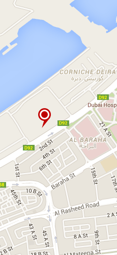 отель Ева Дира Хотел три звезды на карте ОАЭ