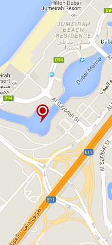 отель Янах Плейс Дубай Марина апарт на карте ОАЭ