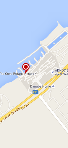 отель Вэ Кове Ротана Резорт пять звезд на карте ОАЭ