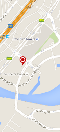 отель Вэ Оберой Хотел Дубай пять звезд на карте ОАЭ